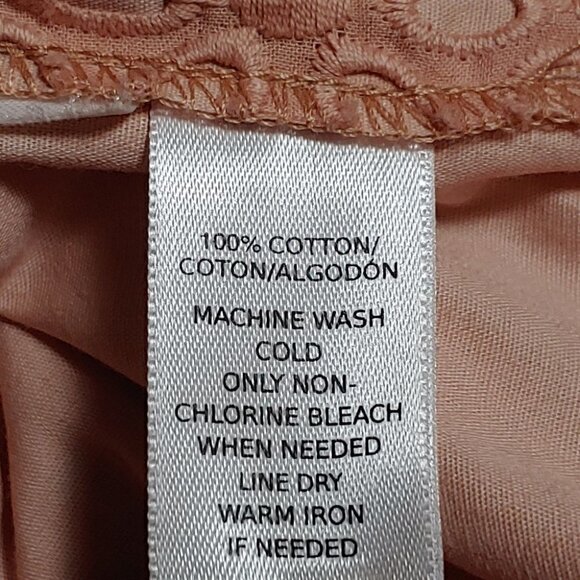 LOFT Dusty Rose Eyelet Tulip Mini Skirt - Picture 11 of 11